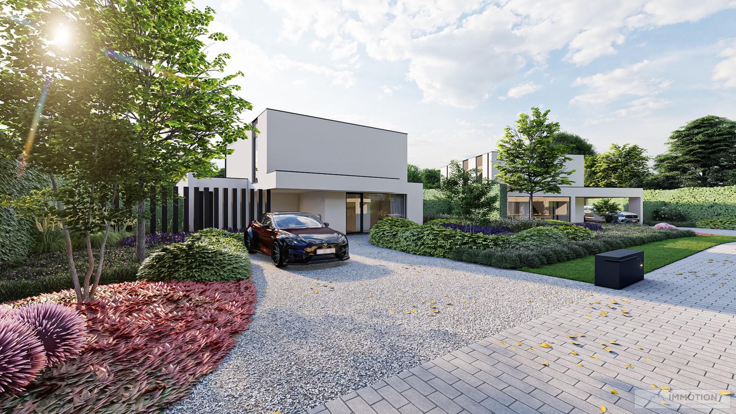 Unieke Opportuniteit ! Nieuw te Bouwen moderne villa op een perceel van 1385,85 m2 met vergunning.