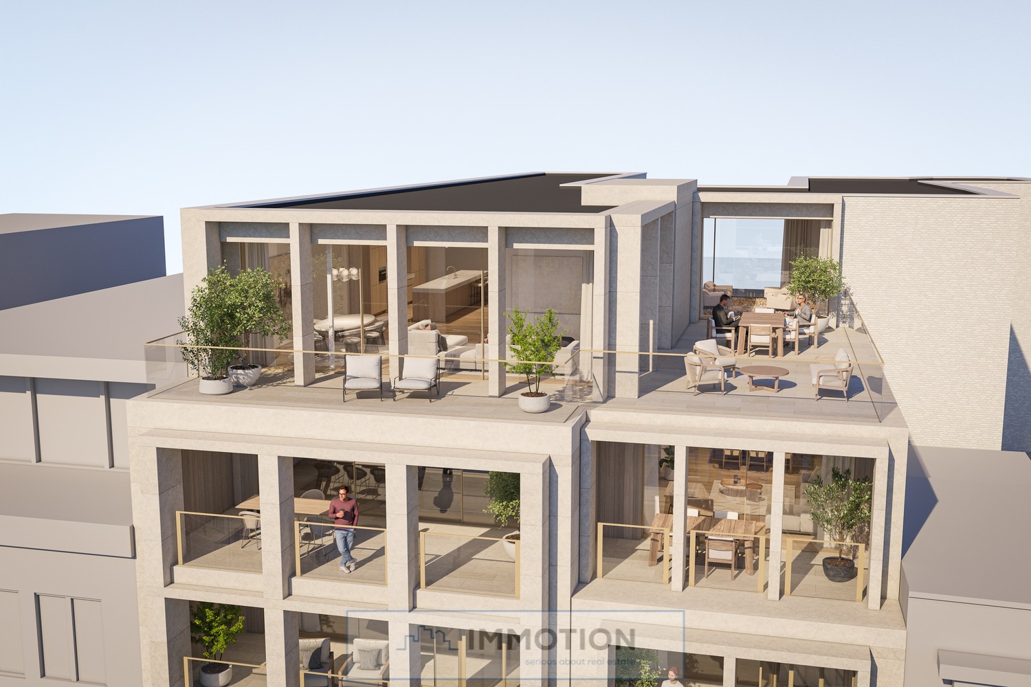 UITZONDERLIJK PENTHOUSE APPARTEMENT met een oppervlakte 376 m2 met 83 m2 terras