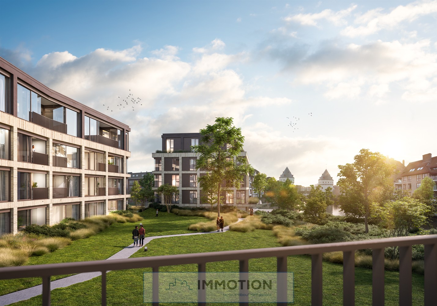 RESIDENTIE "WOONHOF AAN DE LEIE" : 1 Slaapkamer appartement